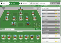 Онлајн фудбалска менаџерска игра - Изглед меч налога